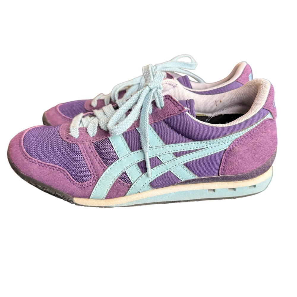 Onitsuka Tiger Ultimate 81 HN567 Purple Turquoise Women's Sneakers RARE - Size 6 - Picture 5 of 9